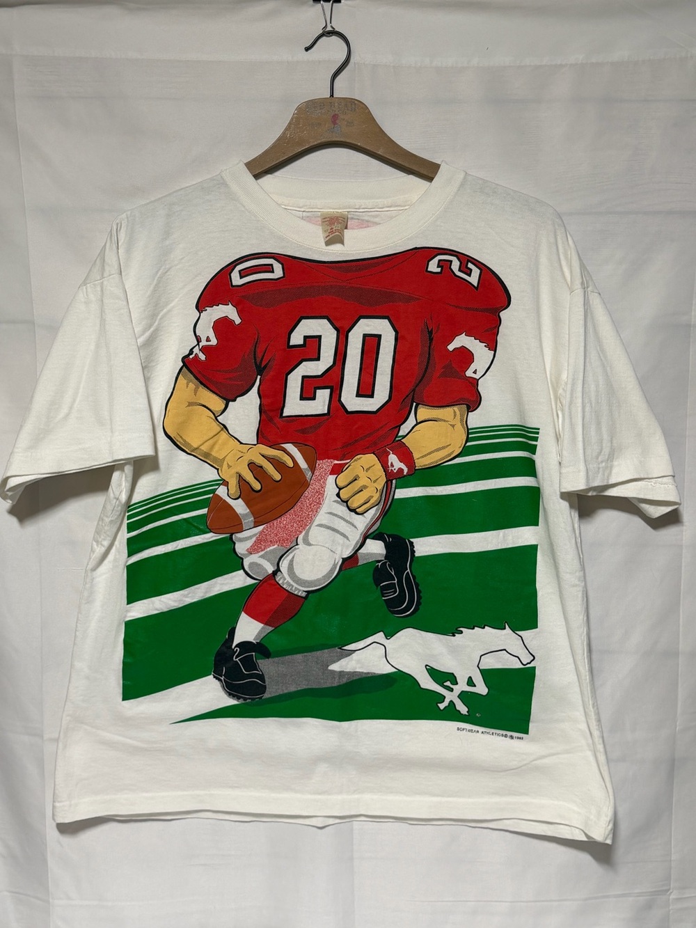1992 Doug Flutie Calgary Stampeders CFL TShirt